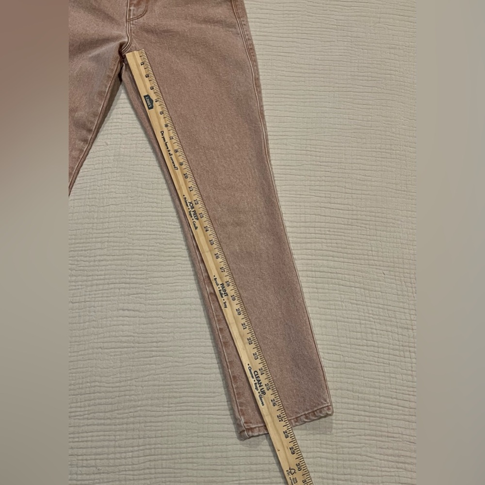 Frame Le Sylvie Super High Rise Jeans Slender Straight Ankle Size 25 Sand - Picture 13 of 14